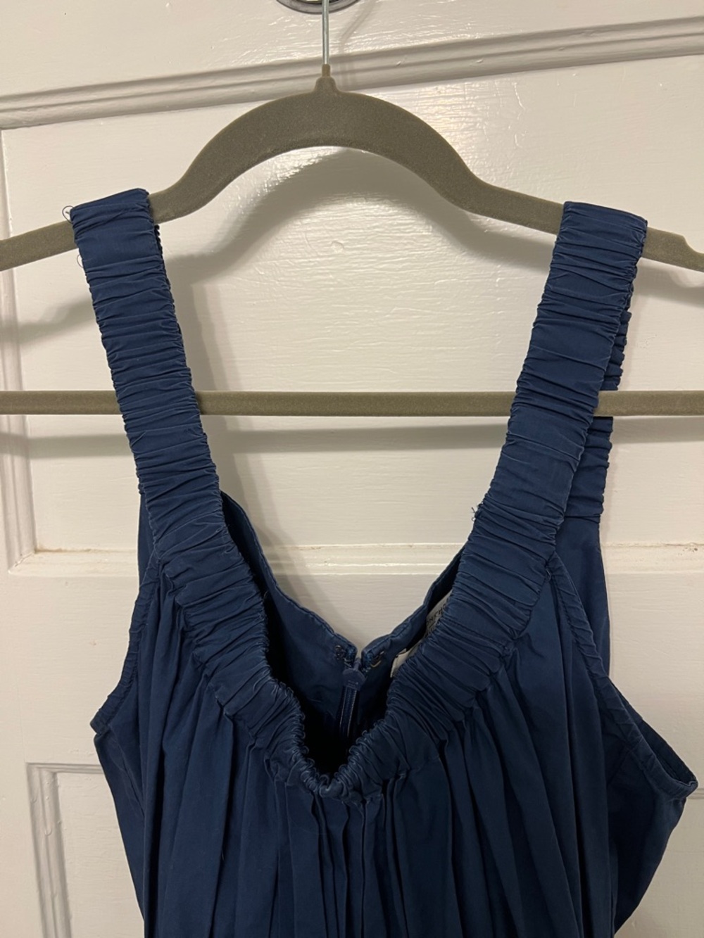 Eudon Choi Navy Blue Mini Dress with Gathered Details - Picture 5 of 10